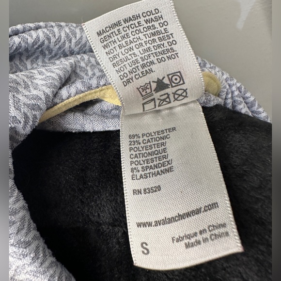 AVALANCHE Womens Pullover Performance Sweater Small  Gray  High Neck Stretch - Picture 7 of 10